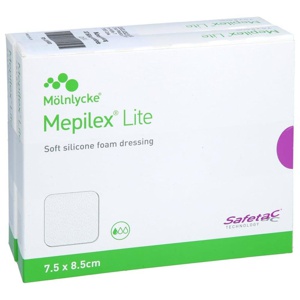 MEPILEX Lite Schaumverband 7,5x8,5 cm steril Produktbild