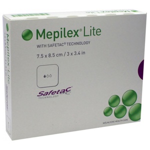 Mepilex Lite Schaumverband 7,5x8,5cm steril Produktbild