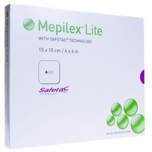 Mepilex Lite silikoonhaavapadi steriilne 15x15cm N5 toote pilt