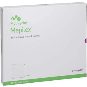 Mepilex skumbandasje 20x50cm 2 stk produktbilde