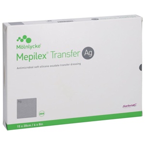 MEPILEX Transfer Ag Schaumverband 15x20 cm steril Produktbild