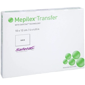 Mepilex Transfer sårkontaktlag 10 x 12 cm 5 stk produktbilde