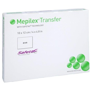Mepilex Transfer Wundverband 10x12cm, 5 St Verband Produktbild