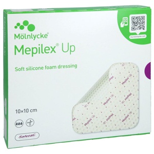 Mepilex Up 10x10 cm Schaumverband, 10 St Verband Produktbild