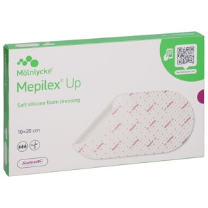 Mepilex Up 10x20 cm Schaumverband, 5 St Verband Produktbild