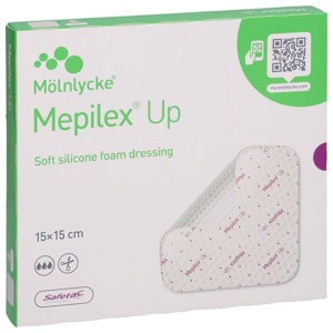 Mepilex Up 15x15 cm Schaumverband, 5 St Verband Produktbild