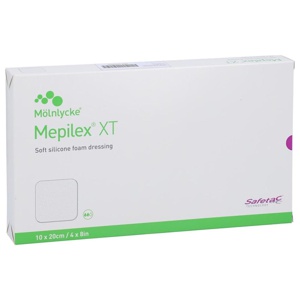 Mepilex XT 10x20 cm Schaumverband, 5 St Verband Produktbild