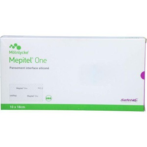 MEPITEL One 10x18 cm Silikon Netzverband Produktbild