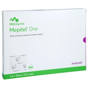 MEPITEL One 13x15 cm Silikon Netzverband Produktbild