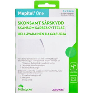 Mepitel One 5 x 7,5 cm 2 stk produktbillede