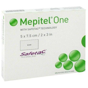 MEPITEL One 5x7,5 cm Silikon Netzverband Produktbild