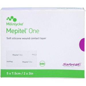 MEPITEL One 5x7,5 cm Silikon Netzverband Produktbild