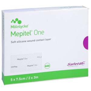 MEPITEL One 5x7,5 cm Silikon Netzverband Produktbild