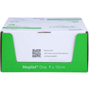 MEPITEL One 9x10 cm Silikon Netzverband Spender Produktbild