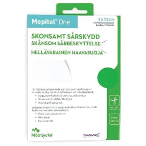 Mepitel One bandasje 5x7,5cm 2 stk produktbilde