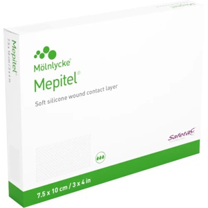 Mepitel sårkontaktlag 7,5 x 10 cm 10 stk produktbilde