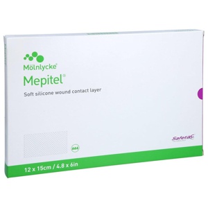 MEPITEL Silikon Netzverband 12x15 cm steril Produktbild