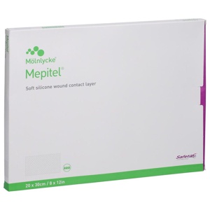 MEPITEL Silikon Netzverband 20x30 cm steril Produktbild