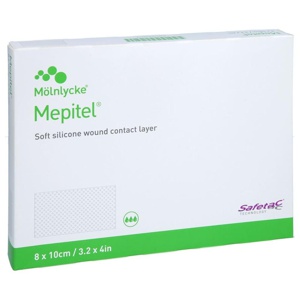 MEPITEL Silikon Netzverband 8x10 cm steril Produktbild