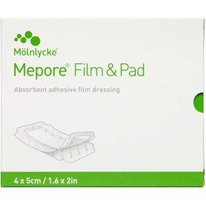 Mepore Film & Pad 4 x 5 cm, 5 stk produktbillede