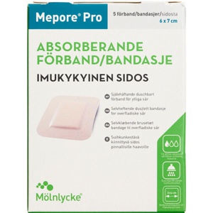 Mepore Pro 6 x 7 cm 5 stk produktbillede
