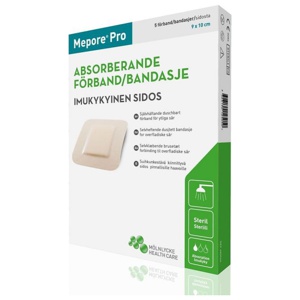 Mepore Pro Dusjtett Bandasje 9 x 10 cm 5 stk produktbilde