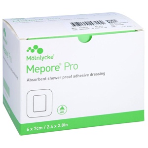 MEPORE Pro steril Pflaster 6x7 cm Produktbild