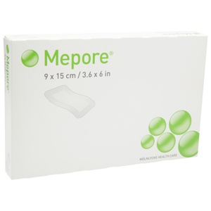 Mepore selvheftende bandasje 9x15cm 5 stk produktbilde
