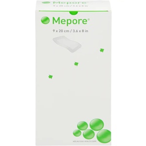 Mepore selvheftende kompress 9x20cm 30 stk produktbilde