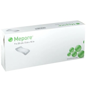 Mepore selvheftende kompress 9x25cm 30 stk produktbilde