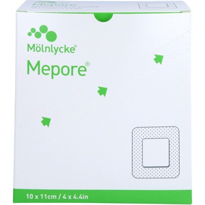 MEPORE Wundverband 10x11 cm steril 40 St Pflaster Produktbild