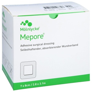 MEPORE Wundverband steril 7x8 cm Produktbild