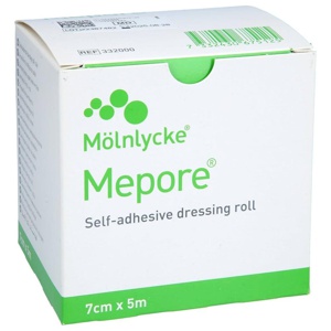 MEPORE Wundverband unsteril 7 cmx5 m Produktbild