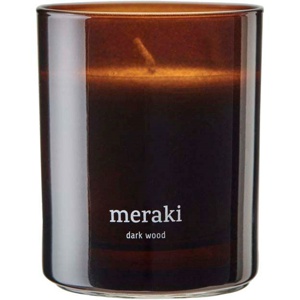 Meraki Dark Wood Scented Candle Medium Produktbild