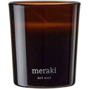 Meraki Dark Wood Scented Candle Small Produktbild