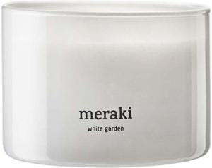 Meraki White Garden Scented Candle Large produkt bild