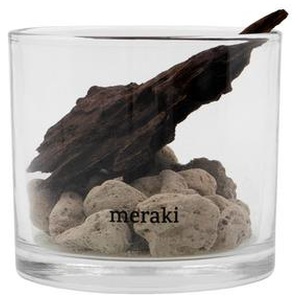Meraki Duftfrisker - Lavastone & Wood - Sort - 1 stk. produktbillede