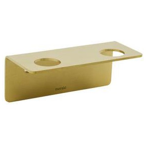 Meraki Flaskeholder med 2 huller - Børstet messing finish - 1 stk. produktbillede