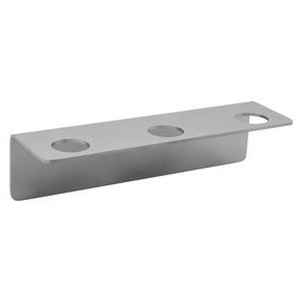 Meraki Flaskeholder med 3 huller - Børstet sølvfinish - 1 stk. produktbillede