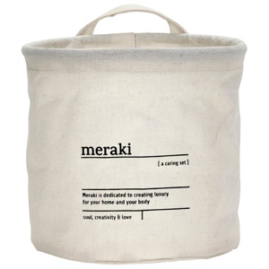 Meraki Oppbevaringskurv 15x15 cm Hvit produktbilde