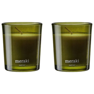 Meraki Duftlys Oud Leaf 120 g produktbillede