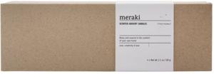 Meraki Scented Advent Candles Frozen Meadow White 4 pcs produkt bild