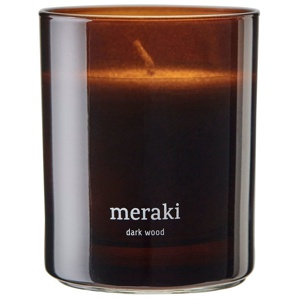 Meraki Scented Candle Dark Wood 200g produktbilde