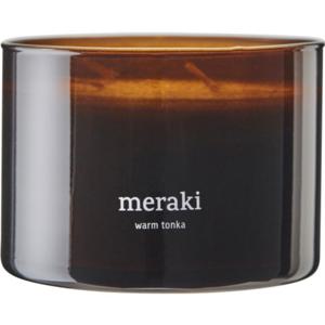 Meraki Warm Tonka Scented Candle Large produkt bild