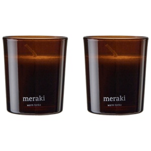 Meraki Duftlys Warm Tonka 160 g produktbillede