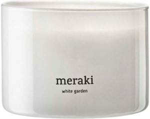 Meraki White Garden Scented Candle Large produktbilde