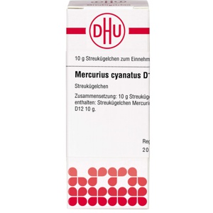 MERCURIUS CYANATUS D 12 Globuli Produktbild