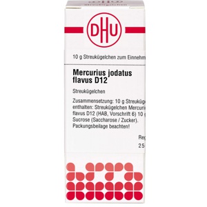 MERCURIUS JODATUS FLAVUS D 12 Globuli Produktbild
