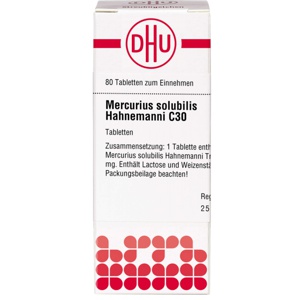MERCURIUS SOLUBILIS Hahnemanni C 30 Tabletten Produktbild