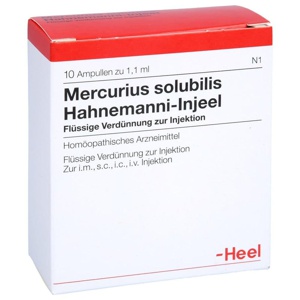 MERCURIUS SOLUBILIS INJEEL Hahnemanni Ampullen Produktbild